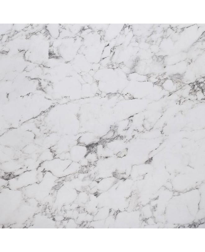 HPL (High Pressure Laminated) Επιφάνεια Τραπεζιού Απόχρωση White Marble, Εξωτερικού χώρου  70x70cm/12mm
