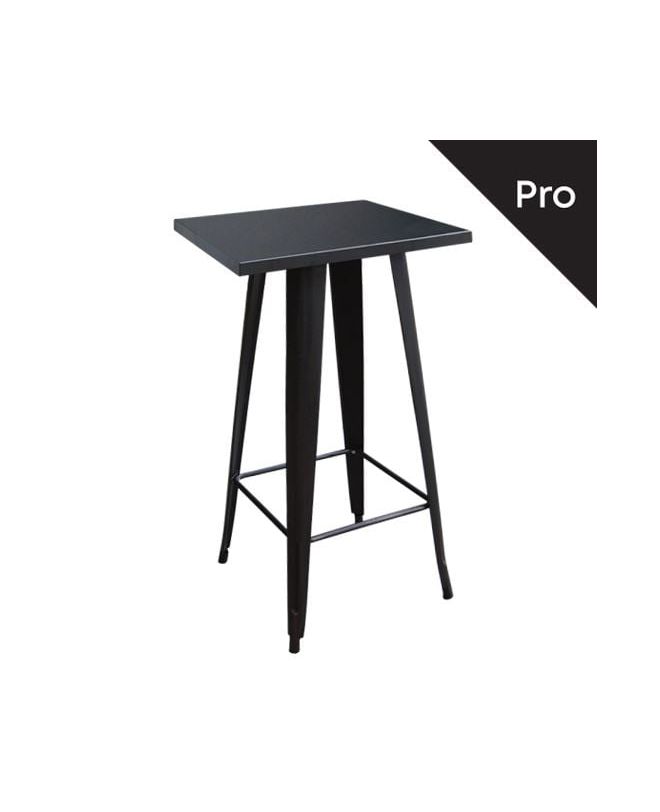 RELIX Τραπέζι Bar-Pro, Μέταλλο Βαφή Μαύρο