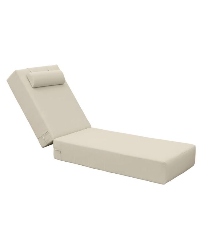 SUNLOUNGER Μαξιλάρι Ξαπλώστρας 20cm, Προσκέφαλο, Ύφασμα Water Repellent Sandy, Φερμουάρ