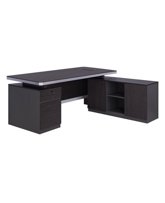 ΕΠΑΓΓΕΛΜΑΤΙΚΟ ΓΡΑΦΕΙΟ ΔΕΞΙΑ ΓΩΝΙΑ HM2092R ROSEWOOD 180X160X76Y εκ.