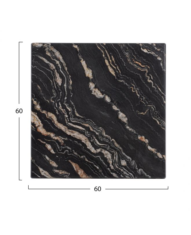 ΕΠΙΦΑΝΕΙΑ ΤΡΑΠΕΖΙΟΥ 5787 ΤΕΤΡΑΓΩΝΗ WERZALIT 60Χ60εκ. BLACK GOLD MARBLE HM5229.15