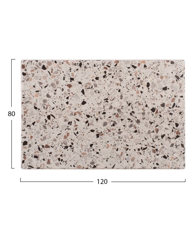 ΕΠΙΦΑΝΕΙΑ ΤΡΑΠΕΖΙΟΥ ΟΡΘΟΓΩΝΙΑ 5766 WERZALIT 120X80 εκ. TERRAZZO HM5630.16