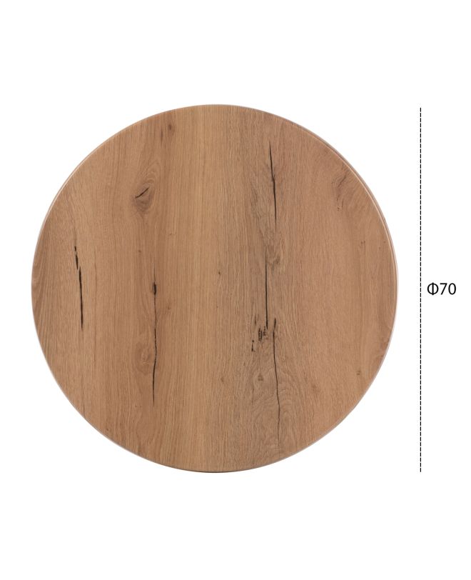 ΕΠΙΦΑΝΕΙΑ ΤΡΑΠΕΖΙΟΥ ΣΤΡΟΓΓΥΛΗ WERZALIT ΦΥΣΙΚΟ Φ70 HM5228.14