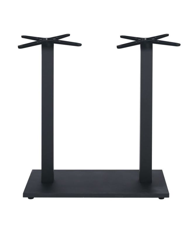 PRATO-W Βάση Τραπεζιού BAR 70x40cm H.108cm Μέταλλο Βαφή Μαύρο / 18,50Kg