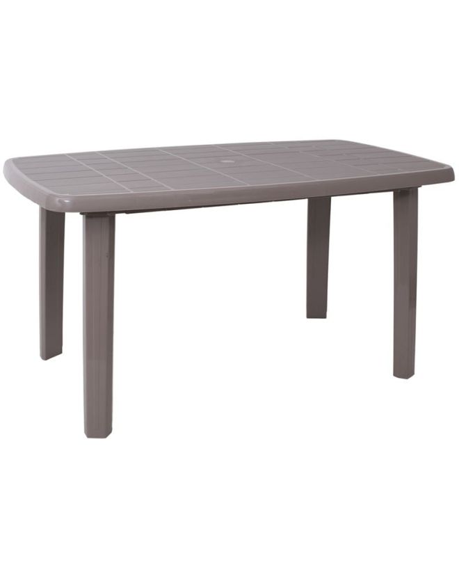 SORRENTO Τραπέζι Oval Dining Κήπου - Βεράντας, PP Απόχρωση Tortora