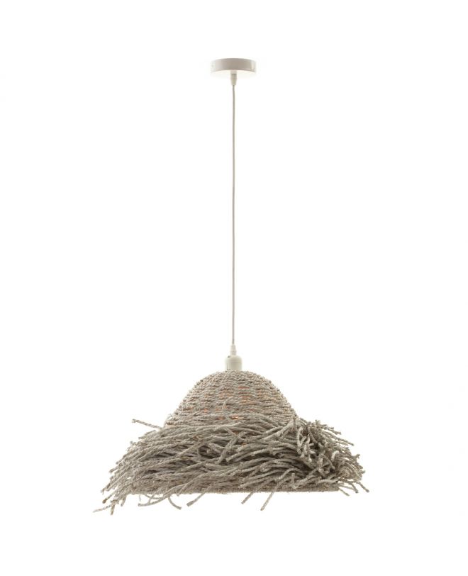 ΦΩΤΙΣΤΙΚΟ ΟΡΟΦΗΣ ΚΡΕΜΑΣΤΟ HM4349 SEAGRASS ΣΕ WHITEWASH ΧΡΩΜΑ Φ60x25Υεκ.