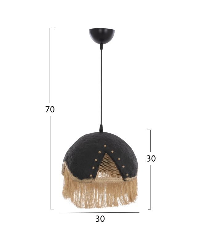 ΦΩΤΙΣΤΙΚΟ ΟΡΟΦΗΣ ΜΕΤΑΛΛΟ ΜΕ ΚΡΟΣΙΑ Φ30x70Yεκ.HM7693.01