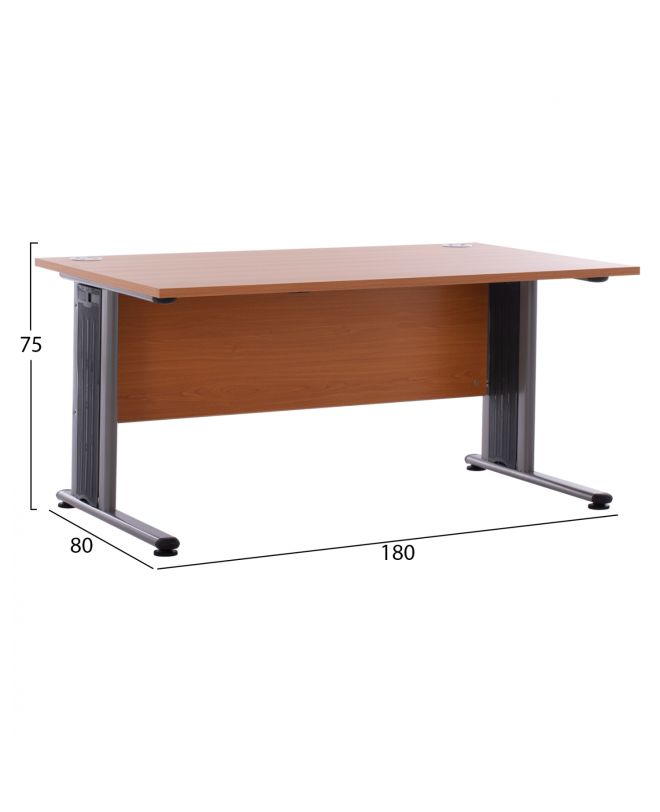 ΓΡΑΦΕΙΟ ΕΠΑΓΓΕΛΜΑΤΙΚΟ VALDEN HM2046.03 ΚΕΡΑΣΙ 180X80X75