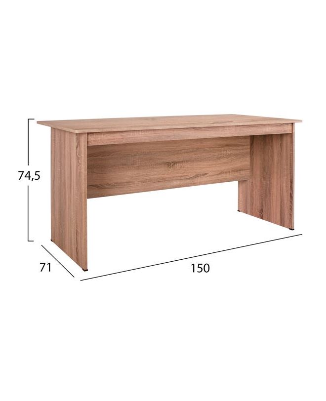 ΓΡΑΦΕΙΟ ΜΕΛΑΜΙΝΗΣ 150x71x74,5 HM2284.02 ΣΕ ΧΡΩΜΑ SONAMA