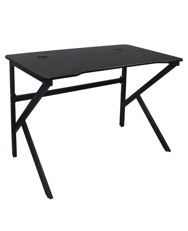 Γραφείο ArteLibre ZERINO Μαύρο Μοριοσανίδα/Μέταλλο 100x60x75cm