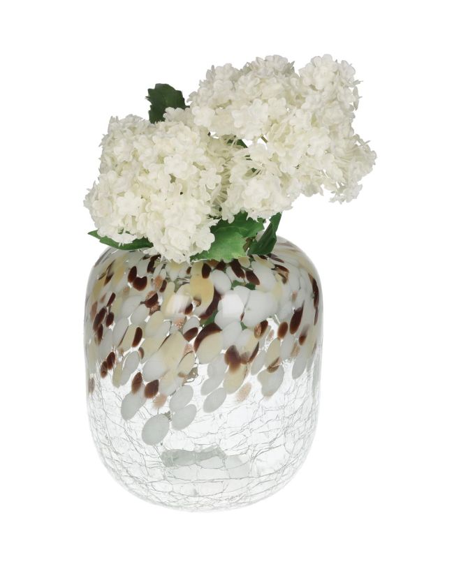 Βάζο Πολύχρωμο Γυαλί 12.5x12.5x12cm