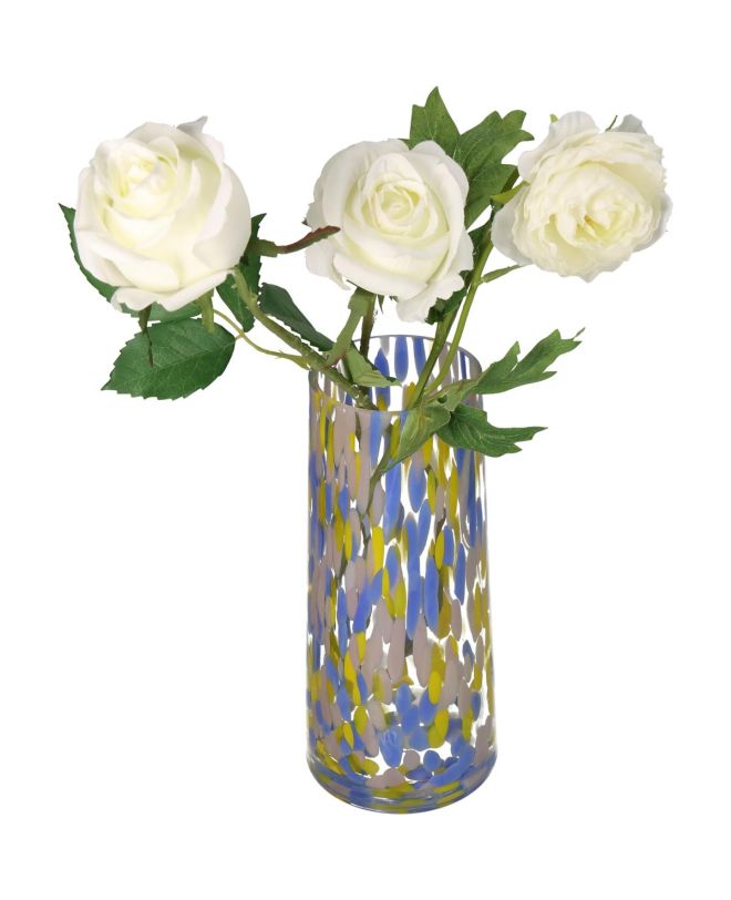 Βάζο ArteLibre Πολύχρωμο Γυαλί 12x12x25cm