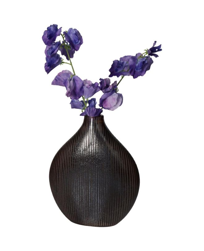 Βάζο Μαύρο Γυαλί 23x7x27.5cm