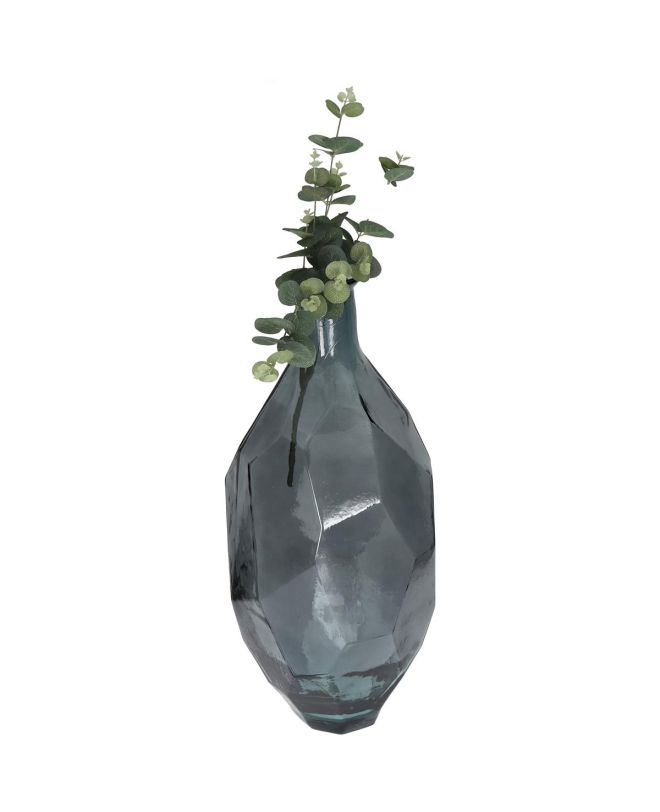 Βάζο Καφέ Ανακυκλωμένο Γυαλί 29x29x59cm