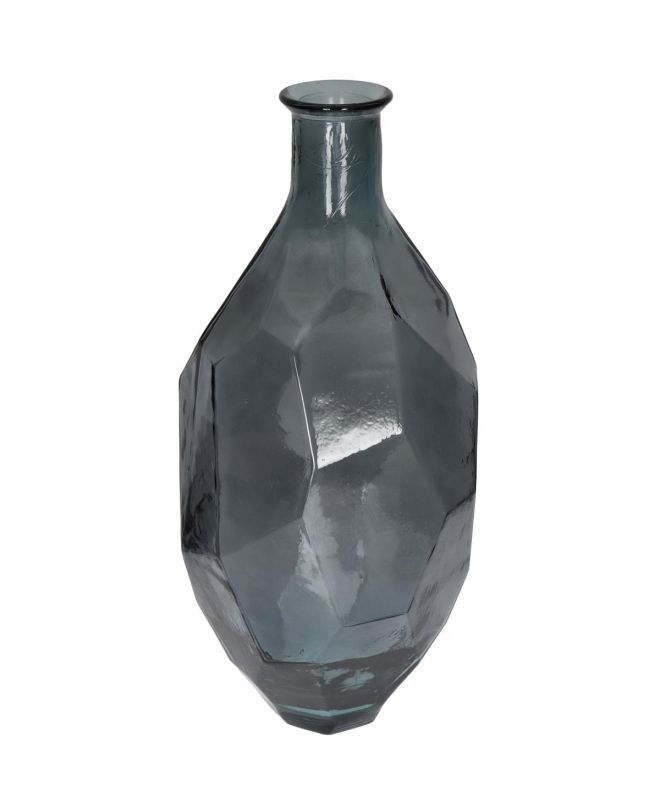 Βάζο Καφέ Ανακυκλωμένο Γυαλί 29x29x59cm