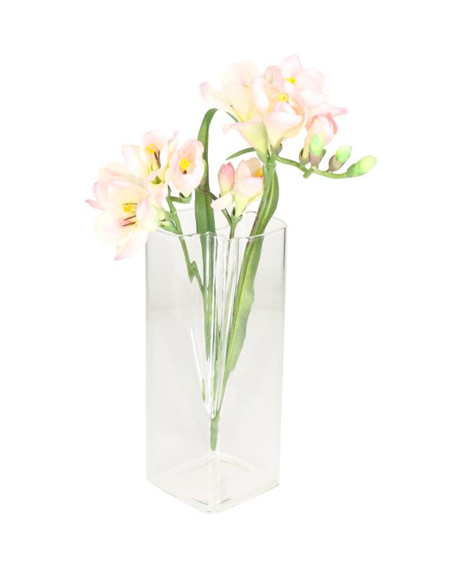 Βάζο Διάφανο Γυαλί 9.3x8x21cm