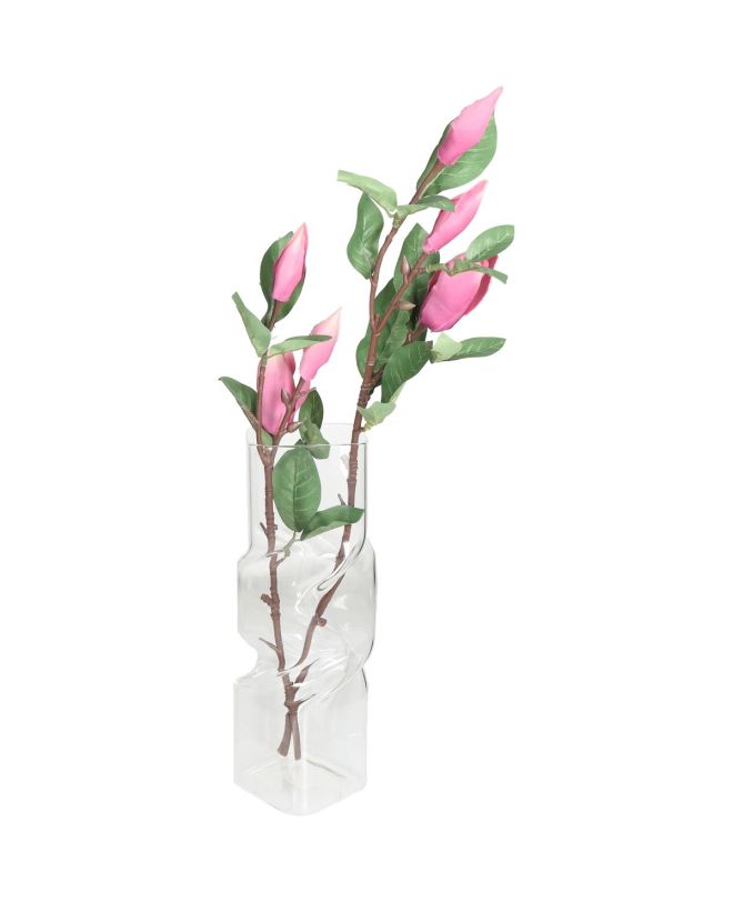 Βάζο ArteLibre Διάφανο Γυαλί 9.5x9.5x25cm