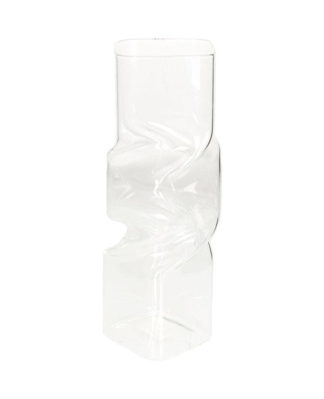 Βάζο ArteLibre Διάφανο Γυαλί 9.5x9.5x25cm