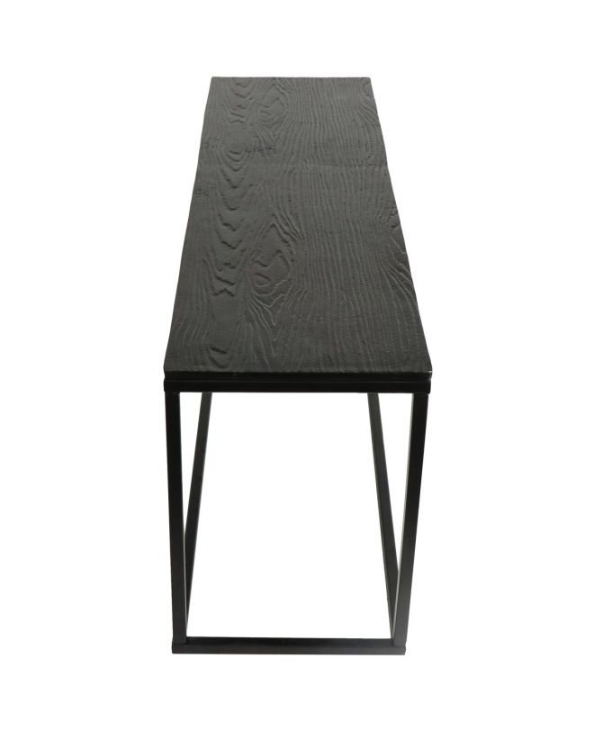 Τραπεζάκι Μαύρο Αλουμίνιο 99x27x37cm