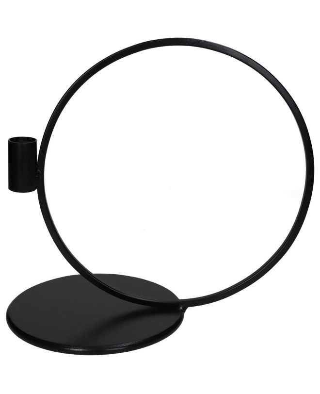 Κηροπήγιο ArteLibre Μαύρο Μέταλλο 28.5x16.5x26cm