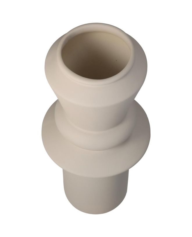 Βάζο Μπεζ Δολομίτης 13.1x13.1x28.3cm