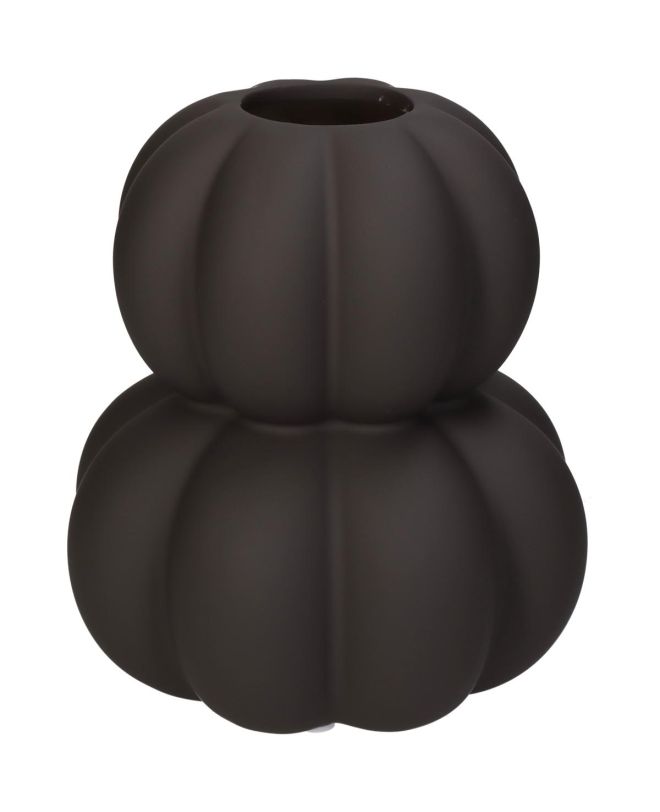 Βάζο ArteLibre Κολοκύθα Καφέ Δολομίτης 15.1x15.1x17cm