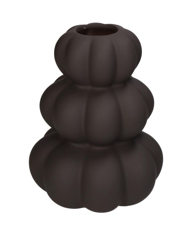 Βάζο ArteLibre Κολοκύθα Καφέ Δολομίτης 14.2x14.2x18.6cm