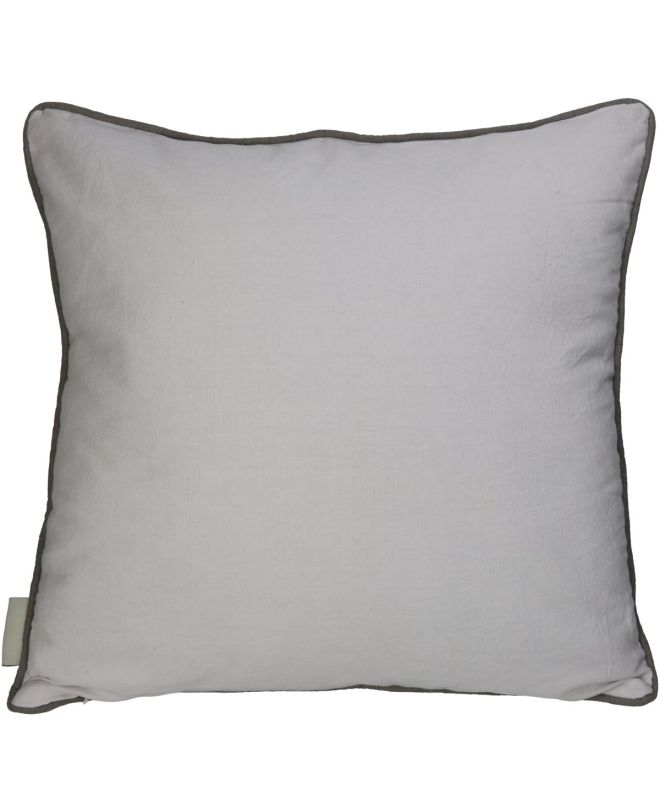 Μαξιλάρι Vintage Γκρι Βαμβακερό 45x45cm