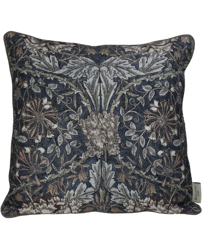 Μαξιλάρι Vintage Γκρι Βαμβακερό 45x45cm