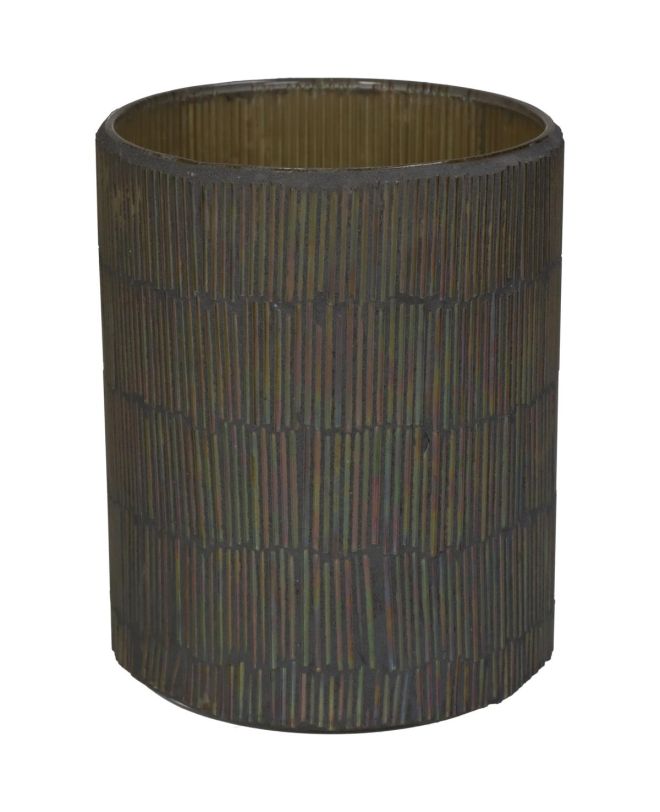 Κηροπήγιο ArteLibre Πολύχρωμο Γυαλί 10x10x13cm