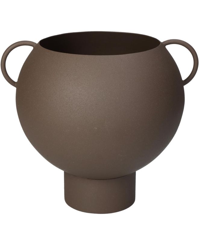 Κασπώ ArteLibre Καφέ Μέταλλο 19.5x17.5x17cm