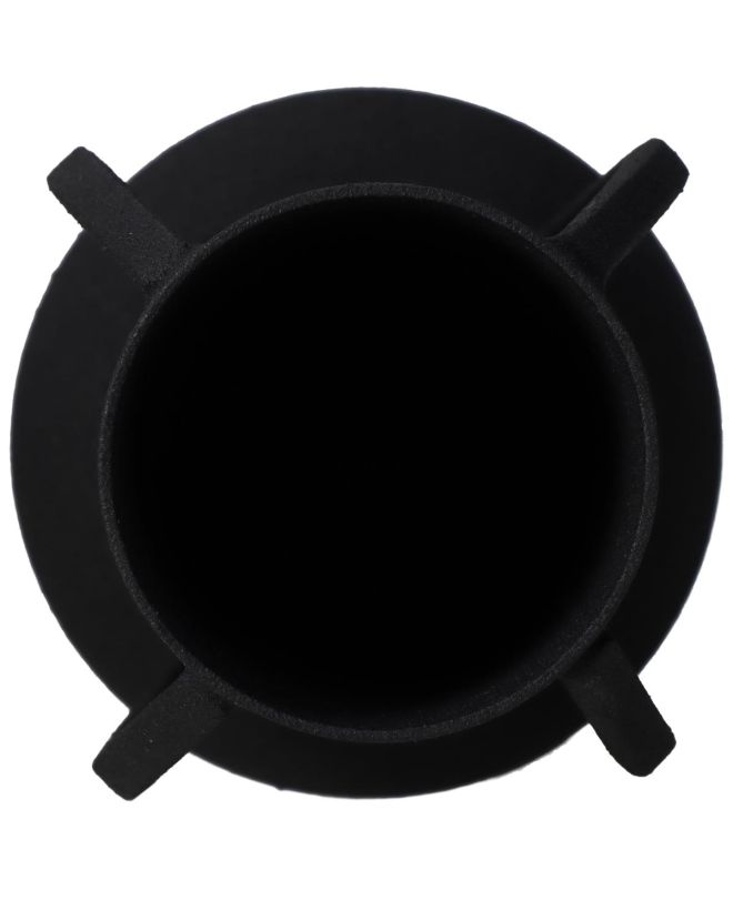 Βάζο ArteLibre Μαύρο Μέταλλο 11x11x24cm