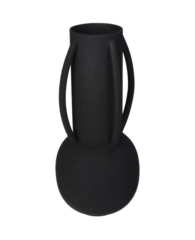 Βάζο ArteLibre Μαύρο Μέταλλο 11x11x24cm