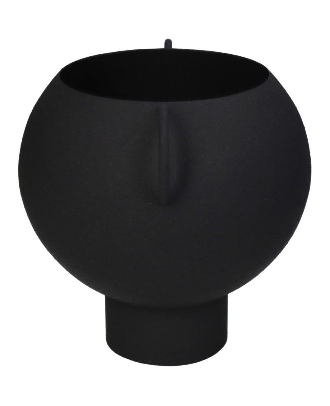 Κασπώ ArteLibre Μαύρο Μέταλλο 19.5x17.5x17cm