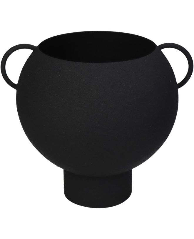 Κασπώ ArteLibre Μαύρο Μέταλλο 19.5x17.5x17cm