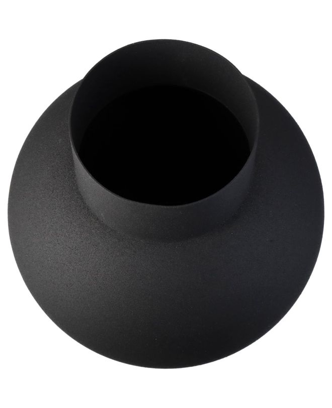 Βάζο ArteLibre Μαύρο Μέταλλο 20x20x27cm