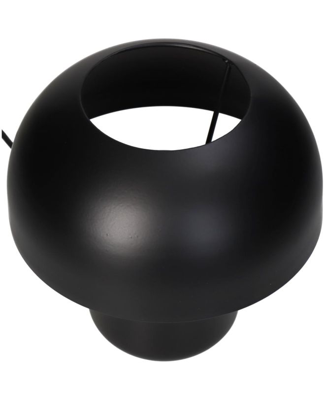 Επιτραπέζιο Φωτιστικό Μαύρο Μέταλλο 20x20x20cm