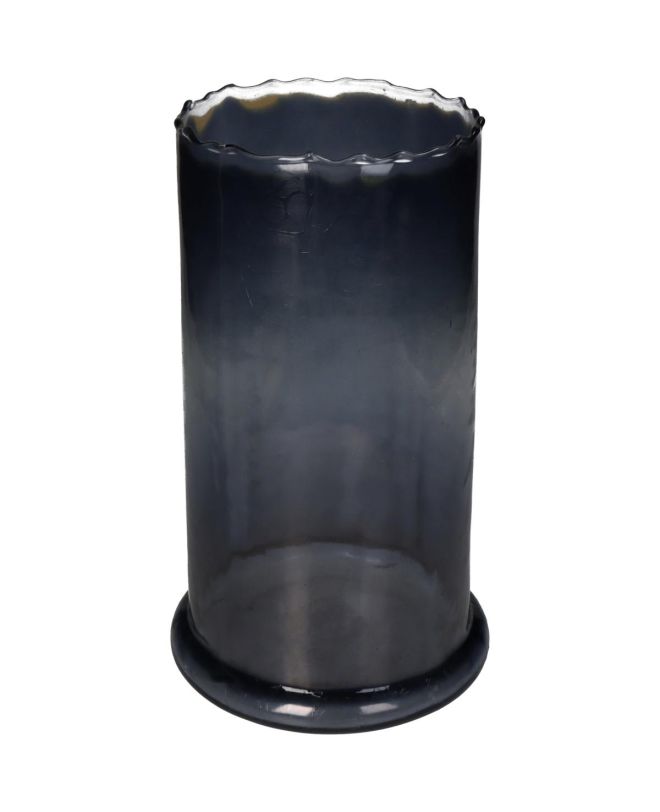 Κηροπήγιο ArteLibre Γκρι Γυαλί 15.5x15.5x23cm