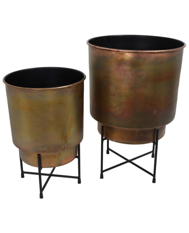 Κασπώ Μπρονζέ Μέταλλο 40x40x60cm