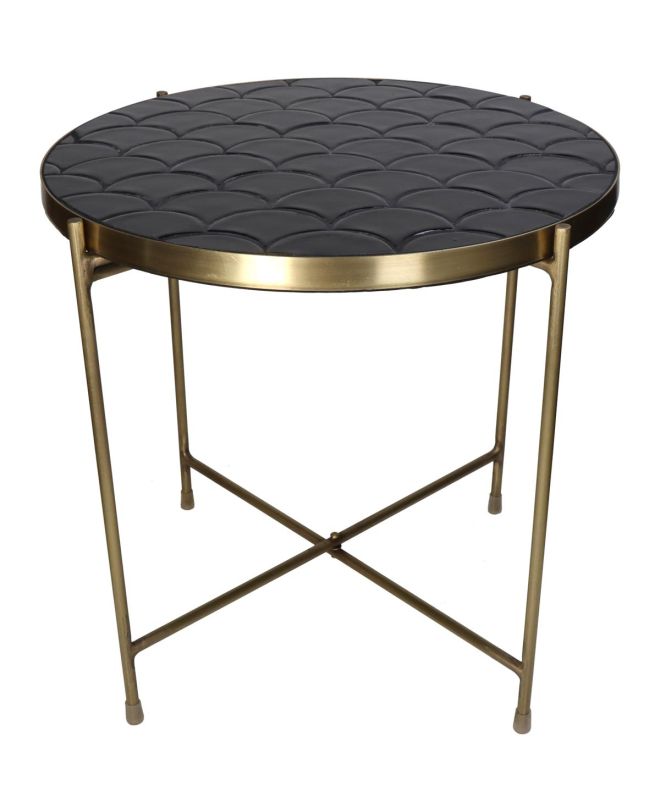 Τραπεζάκι Μαύρο Μέταλλο 40x40x40cm