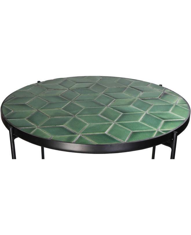 Τραπεζάκι Πράσινο Μέταλλο 50x50x50cm