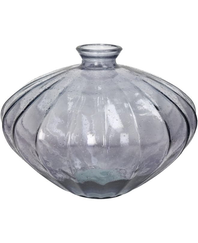 Βάζο Λιλά Ανακυκλωμένο Γυαλί 36x36x28cm