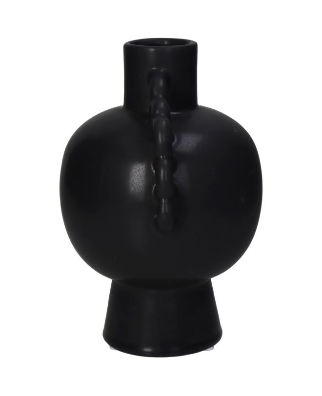 Βάζο ArteLibre Μαύρο Κεραμικό 17.4x13.7x20.5cm