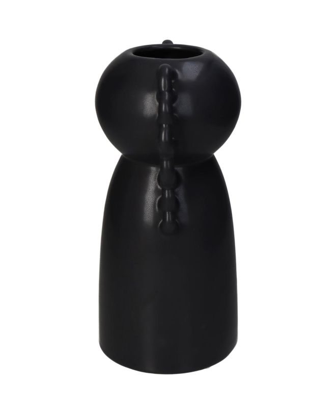 Βάζο ArteLibre Μαύρο Κεραμικό 15.7x11.8x24.5cm