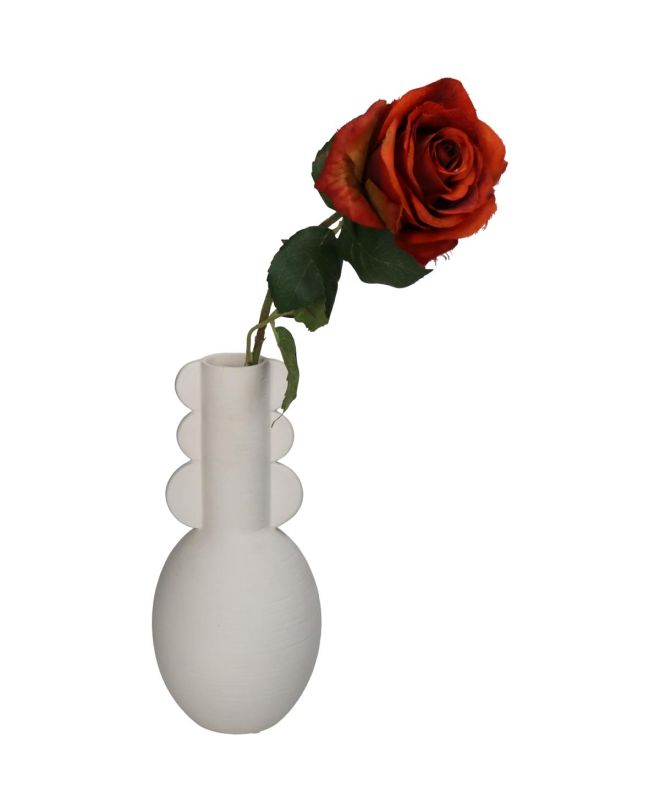 Βάζο ArteLibre Λευκό Πορσελάνη 10.5x10.5x22.5cm