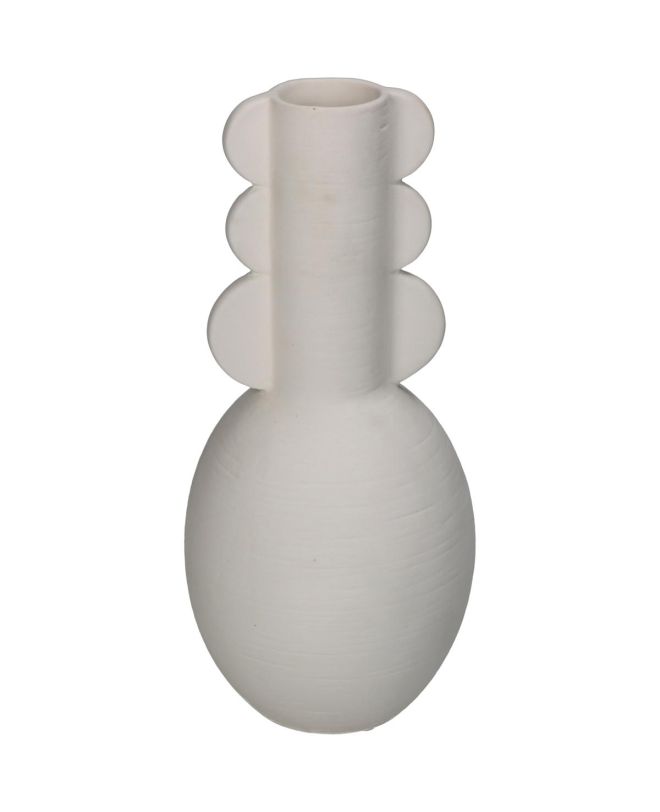 Βάζο ArteLibre Λευκό Πορσελάνη 10.5x10.5x22.5cm