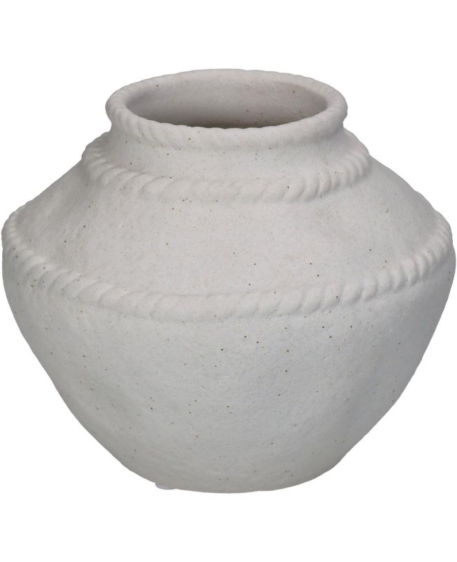 Βάζο Λευκό Δολομίτης 16.2x16.2x15.9cm