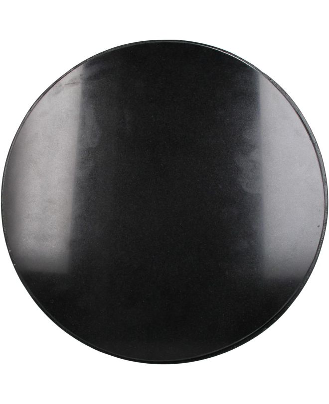 Τραπεζάκι Μαύρο Μάρμαρο/Αλουμίνιο 38x38x63cm