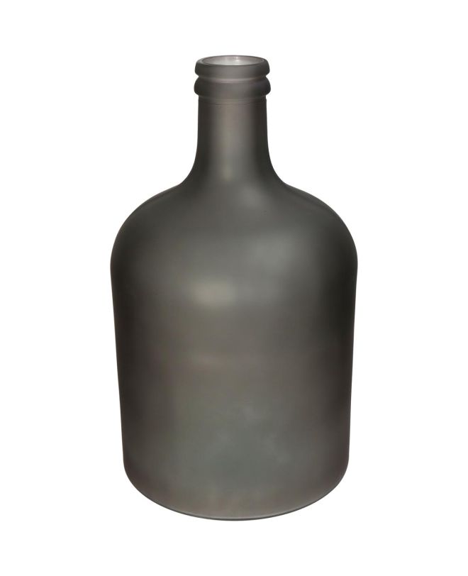 Βάζο Εκρού Ανακυκλωμένο Γυαλί 25x25x43cm