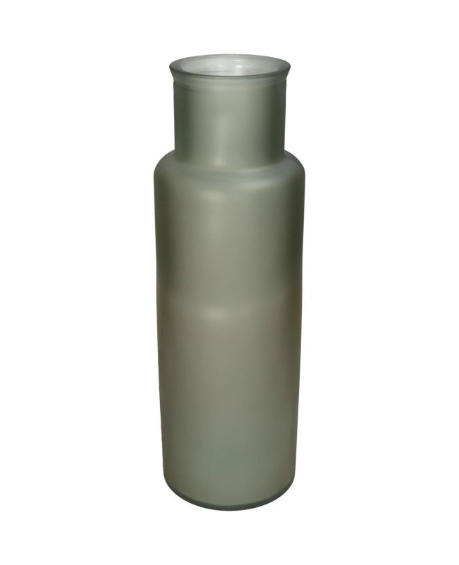 Βάζο Μπεζ Ανακυκλωμένο Γυαλί 15x15x45cm